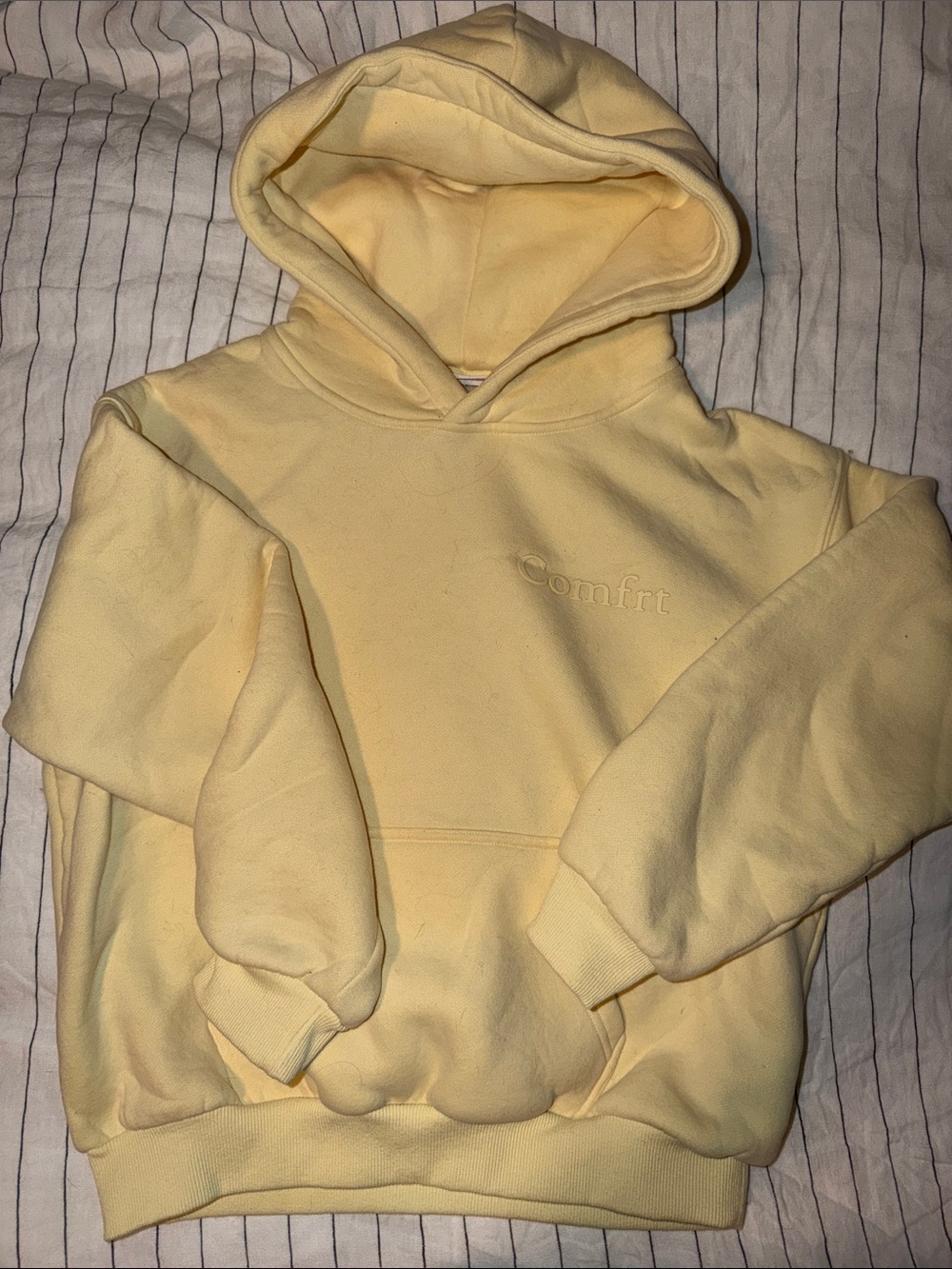 Comfort-Fit Butter Yellow Women's Hoodie